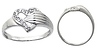 Diamond Heart In Hand Ring