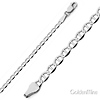 3mm Silver Mariner Bracelet