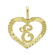 Initial Heart Charm