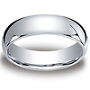 6mm Comfort Fit Platinum Wedding Band