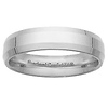 4mm Platinum Designer Comfort Fit Band