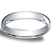 4mm Comfort Fit Platinum Wedding Band