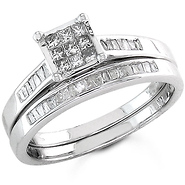 14k White Gold Diamond Wedding Set (0.50ctw)