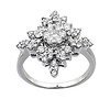 Diamond Snowflake Ring