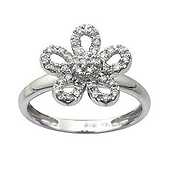 Flower Diamond Ring