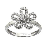 Flower Diamond Ring