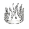 Diamond Zig-Zag Ring