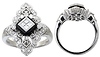 Diamond Onyx Ring
