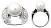 Pearl and Diamond Ring