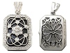 Diamond and Onyx Locket
