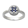 Diamond and Sapphire Ring