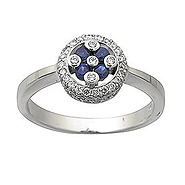 Diamond and Sapphire Ring