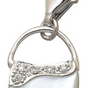 Diamond and Mother of Pearl Purse Charm