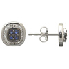 Sapphire and Diamond Earrings