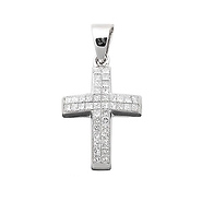 Diamond Cross Charm