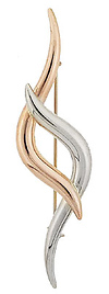 Two Tone Fancy Pin