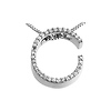 14K Diamond Initial C Pendant