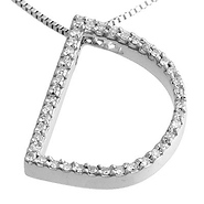 Diamond Initial D Pendant