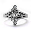 Diamond Circle Ring