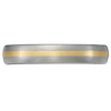 4mm Two Tone 18k Titanium Band