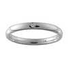 3mm Platinum Diamond Comfort Promise Ring