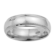 6mm Milgrain Comfort Fit Band