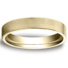 4mm 14k Yellow Gold Flat Comfort Fit Band
