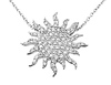 Silver CZ Star Charm Necklace