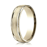 6mm Milgrain Satin Comfort Band