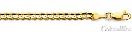 18K 5mm Concave Curb Chain