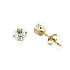 4 Prong Diamond Solitaire Stud Earrings .60ctw