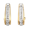 Diamond Bagguet Earrings 0.35ct