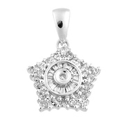 Diamond Star Pendant .29ct
