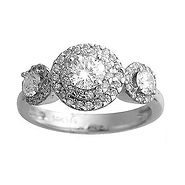 Diamond Fancy Cluster Ring