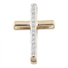14K CZ Movement Cross