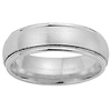 6mm Platinum Satin Comfort Fit Benchmark Band