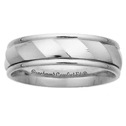 6mm Platinum Mirror Comfort Fit Band