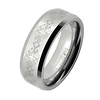 Celtic Tungsten Carbide Polished Laser Engraved 8mm Ring