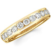 4mm 14k Yellow Gold Channel Benchmark Diamond Ring (0.72ctw)