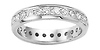 4mm Platinum Diamond Eternity Ring