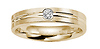 4mm Diamond Flat Comfort Fit Promise Ring