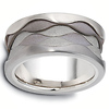 11.50 mm Titanium & Gold Dora Wedding Band