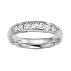 4mm Platinum Channel Diamond Comfort Fit Promise Ring