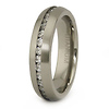 5mm Titanium Cubic Zirconia Eternity Ring
