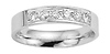 4mm Channel Diamond Comfort Fit Promise Ring