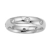 4mm Platinum Diamond Eternity Comfort Fit Band
