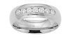 Platinum Channel Diamond Comfort Fit Ring