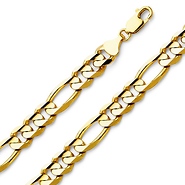 8mm Figaro Bracelet