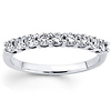 18k White Gold Diamond Band