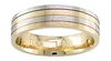 5mm 14k Two Tone Gold Band